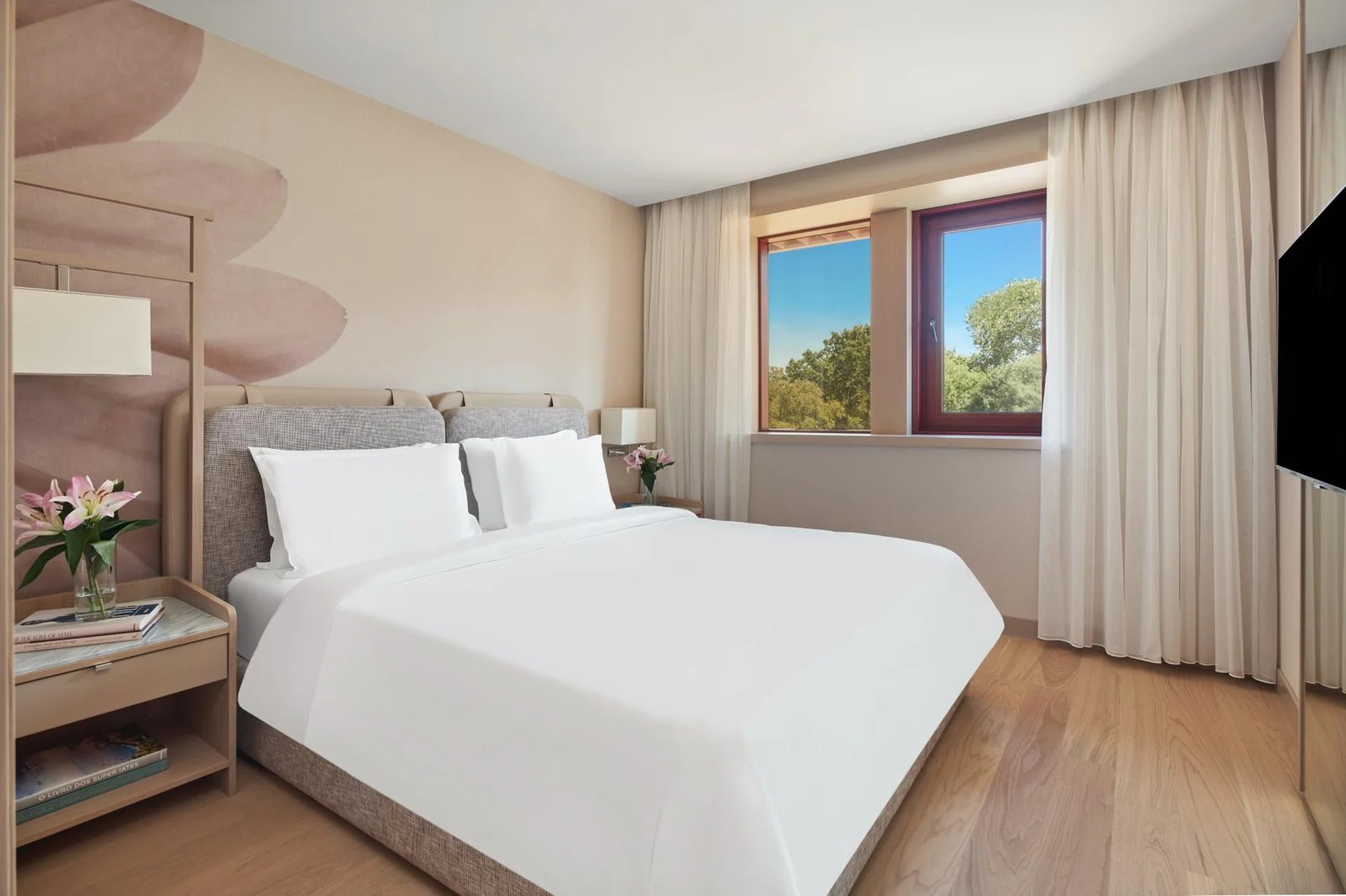 Minimal yatak odası